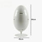 White Dinosaur Egg-Style Sorting Trash Can