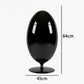 Black Dinosaur Egg-Style Sorting Trash Can
