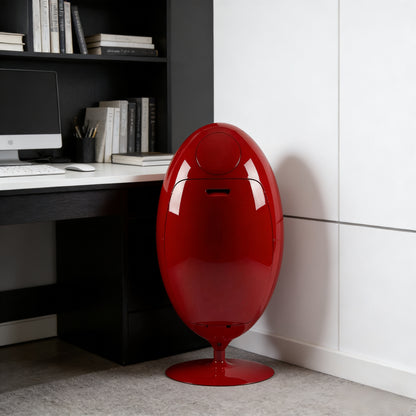 Red Dinosaur Egg-Style Sorting Trash Can