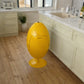 Yellow Dinosaur Egg-Style Sorting Trash Can