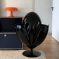 Black Dinosaur Egg-Style Sorting Trash Can