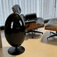 Black Dinosaur Egg-Style Sorting Trash Can