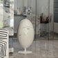 White Dinosaur Egg-Style Sorting Trash Can