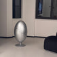 Silver Dinosaur Egg-Style Sorting Trash Can