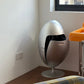 Silver Dinosaur Egg-Style Sorting Trash Can
