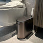 Smart Gray Sensor Bin with Built-In Toilet Brush – Touchless & Clean Bathroom Solution