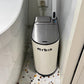 Smart White Sensor Trash Can with Built-In Toilet Brush – Touchless & Clean Bathroom Solution