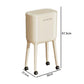 Beige High End Tall Stand Stylish Trash Can – Stylish Bin for Living Room & Kitchen