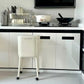 Beige High End Tall Stand Stylish Trash Can – Stylish Bin for Living Room & Kitchen