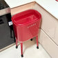 Red Tall Pedal Trash Can – Stylish Hands-Free Bin for Living Room & Kitchen