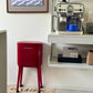 Red Tall Pedal Trash Can – Stylish Hands-Free Bin for Living Room & Kitchen