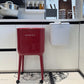 Red Tall Pedal Trash Can – Stylish Hands-Free Bin for Living Room & Kitchen
