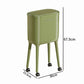Green Tall Pedal Trash Can – Stylish Hands-Free Bin for Living Room & Kitchen