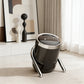 Minimalist Slanted Stylish Design Black Trash Can - Easy Access
