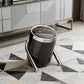 Minimalist Slanted Stylish Design Black Trash Can - Easy Access