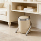 Minimalist Slanted Stylish Design White Trash Can - Easy Access