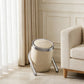 Minimalist Slanted Stylish Design White Trash Can - Easy Access