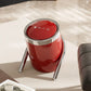 Minimalist Slanted Stylish Design Red Trash Can - Easy Access
