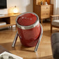 Minimalist Slanted Stylish Design Red Trash Can - Easy Access