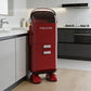Red Retro Robot Kitchen Sorting Trash Can with Built-In Storage Drawer