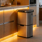 Battery-Powered Smart 3-in-1 Trash Can with Sterilization