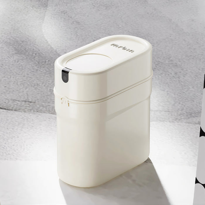 Mr.Bin Sliding Smart Sense Lid Intelligent Trash Can – One-Touch Easy Packaging
