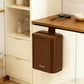 Wall-Mounted Kitchen Trash Can – No Bending Needed – Coffee Brown