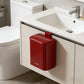 Wall-Mounted Kitchen Trash Can – No Bending Needed – Red