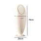 White Water-Drop Shaped Trash Can – High-Tech, No-Bend Design