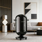 Compact & Stylish Design 20L Trash Can With Wheels - Black