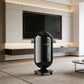 Compact & Stylish Design 20L Trash Can With Wheels - Black