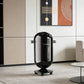 Compact & Stylish Design 20L Trash Can With Wheels - Black