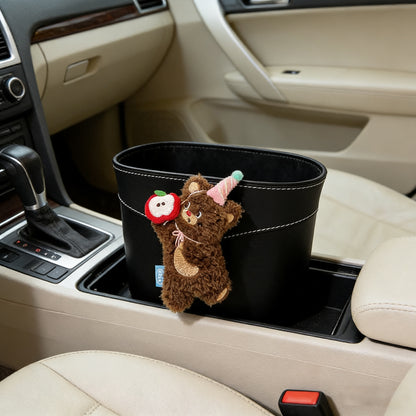 Cute Bear Car Trash Can – Adorable & Practical Waste Solution for Your Car