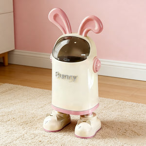 Pink Bunny Style Trash Can – Playful & Creative Home Decor