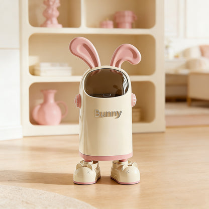 Pink Bunny Style Trash Can – Playful & Creative Home Decor