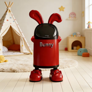 Red Bunny Style Trash Can – Playful & Creative Home Decor