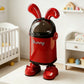 Red Bunny Style Trash Can – Playful & Creative Home Decor