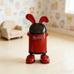 Red Bunny Style Trash Can – Playful & Creative Home Decor