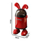 Red Bunny Style Trash Can – Playful & Creative Home Decor