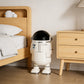 Spaceman Style Off-White Astronaut  Trash Can – Fun Space-Themed Decor for Your Home