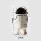 Spaceman Style Off-White Astronaut  Trash Can – Fun Space-Themed Decor for Your Home