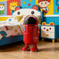 Spaceman Style Red Astronaut Trash Can – Fun Space-Themed Decor for Your Home