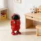 Spaceman Style Red Astronaut Trash Can – Fun Space-Themed Decor for Your Home