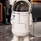 Spaceman Style Off-White Astronaut  Trash Can – Fun Space-Themed Decor for Your Home