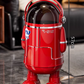 Spaceman Style Red Astronaut Trash Can – Fun Space-Themed Decor for Your Home