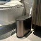 Smart Gray Sensor Bin with Built-In Toilet Brush – Touchless & Clean Bathroom Solution