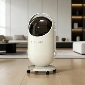 Modern Rolling Trash Can – Sleek & Movable Design