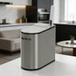 Smart Gray Sensor Bin with Built-In Toilet Brush – Touchless & Clean Bathroom Solution