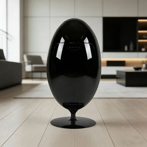 Black Dinosaur Egg-Style Sorting Trash Can