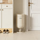 Premium Stainless Steel High-End Modern Tall Garbage Bin Trash Can – White Wine Glass Shape Trash Can for Home Interiors